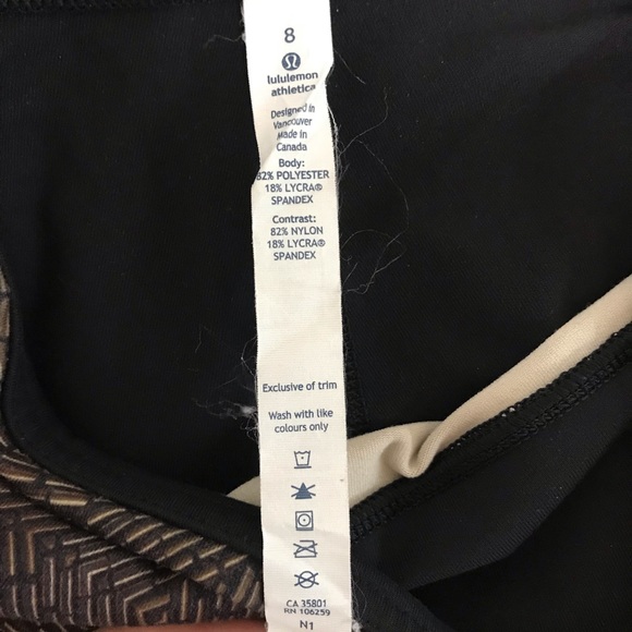 Lululemon | Wonder Under Golden Cashew Goddess - Picture 8 of 8